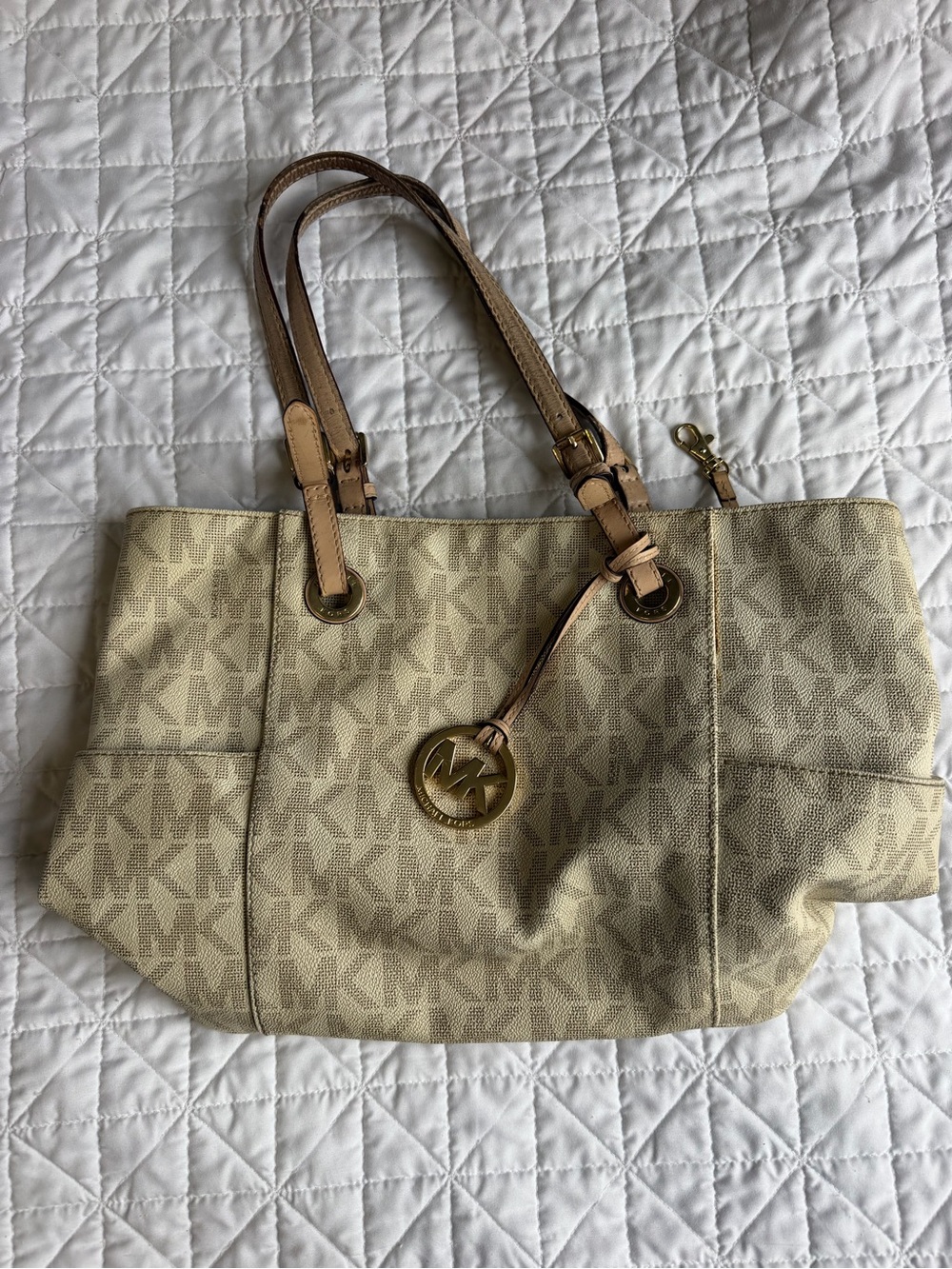 Old Michael Kors Beige Bag